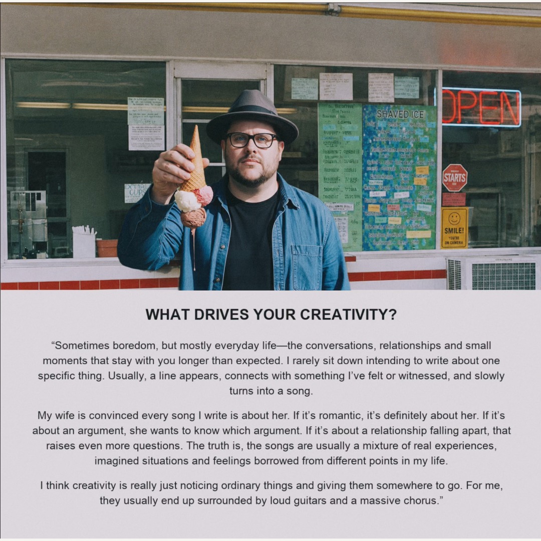 Spotify RADAR carousel artwork with Grant Morriss interview quote